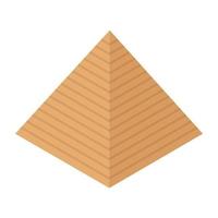 Trendy Pyramid Concepts vector