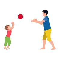 Ball Playing Concepts vector