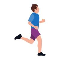 Trendy Jogging Concepts vector