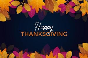 Happy Thanksgiving background vector illustration