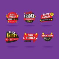 Black Friday Sale Badge vector