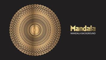 Mandala design mandala vector round luxury design golden brush text.