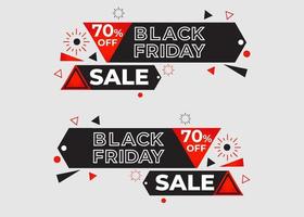 black friday sale promotion badge collection template. vector