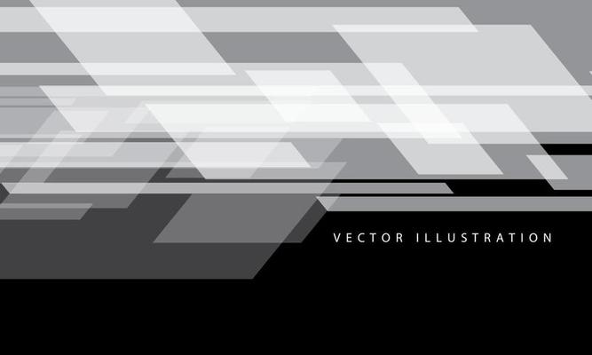 Abstract white data flow speed on black design modern technology futuristic background vector
