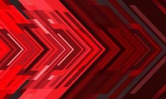 Abstract red arrow light geometric direction design modern futuristic technology creative background vector