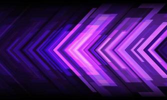 Abstract violet arrow light power geometric direction design modern futuristic technology creative background vector