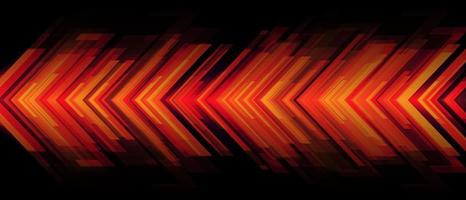Abstract red arrow light power geometric direction design modern futuristic technology creative background vector