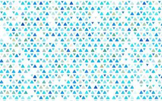 Light Blue, Green vector layout with lines, triangles.