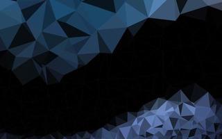 textura de mosaico de triángulo vector azul oscuro.