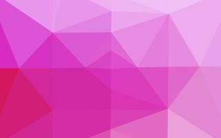 textura poligonal abstracta de vector rosa claro.