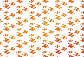 Light Orange vector background with straight lines.