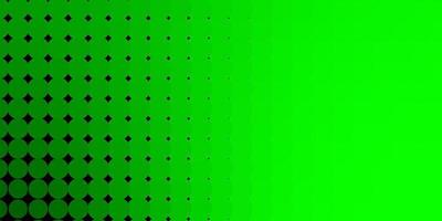 Light Green vector backdrop with circles.