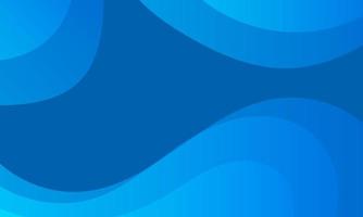 Abstract Blue Fluid Wave Background vector