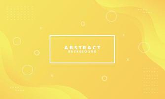 Abstract Yellow Fluid Wave Background vector