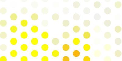 Light yellow vector texture with disks.