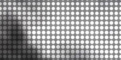textura de vector gris claro con círculos.