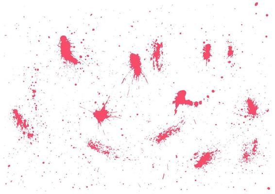 Distressed Effect. Old vintage scratches, stain, paint splats, spots. Vector textured