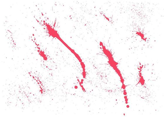 Distressed Effect. Old vintage scratches, stain, paint splats, spots. Vector textured
