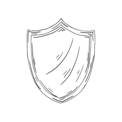 Vector icon in hand draw style. Image isolated on white background
