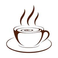 Coffee cup icon vector