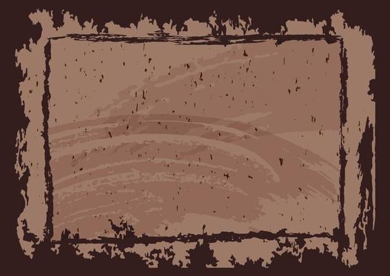 grunge texture with rusted frame