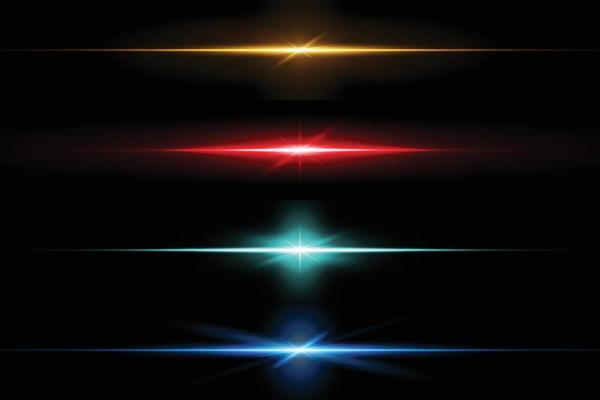 multicolored explosion of light