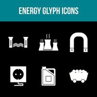 Beautiful Unique Energy Vector Icon Set