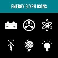 Beautiful Unique Energy Vector Icon Set