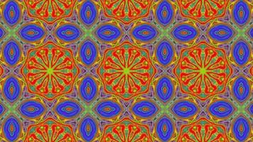 Abstract multicolored texture background kaleidoscope video