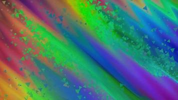 sfondo texture arcobaleno astratto con particelle video