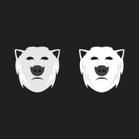 bear head logo is suitable for a brand logo or a company vector