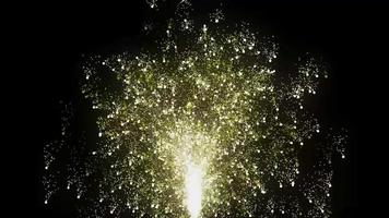 particle fireworks spark animation video