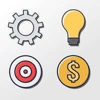 Free business icons illustration vector