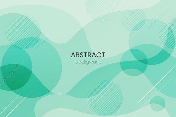 Abstract green gradient geometric background. Modern background design. Wave liquid shapes composition creative templates. Fit for presentation design. website, basis for banners, wallpapers, brochure