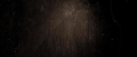 Scary dark walls, slightly light black concrete cement texture for background photo