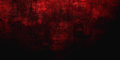 Red Scary background. Dark grunge red texture concrete photo