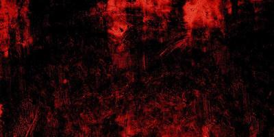 Red Scary background. Dark grunge red texture concrete photo