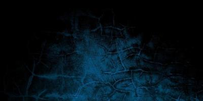 Scary dark blue cracked wall for background photo