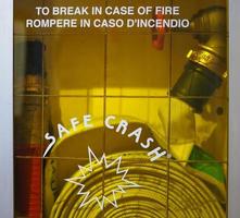 Safe crash fire hose cabinet photo