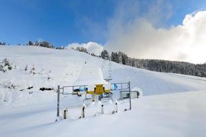 Ski lifts closed to combat the Covid 19 pandemic photo
