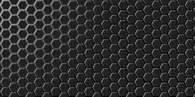 black Polygonal abstract background photo