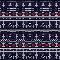 Christmas sweater pattern vector