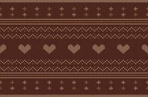 Christmas sweater pattern vector