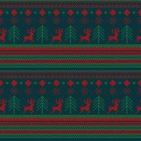 seamless Christmas knitting pattern