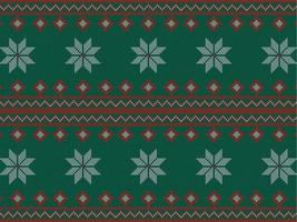 seamless knitting pattern vector