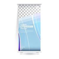 Business Roll Up Set. Standee Design. Banner Template, Abstract Blue Geometric Triangle Background vector, flyer, presentation, leaflet, j-flag, x-stand, x-banner, exhibition display vector