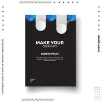 Cover design template set with abstract lines modern different color gradient style on background vector