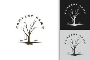 Tree Concept Simple Logo vector