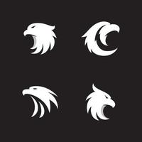 Eagle Logo icon Design  falcon head vector