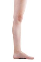 Legs fragment on a white background photo